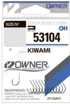 Крючки OWNER Kiwami green №12, 13шт.