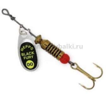 Блесна вращающаяся MEPPS Black Fury Chartreuse №00, 1,5гр., цвет AG