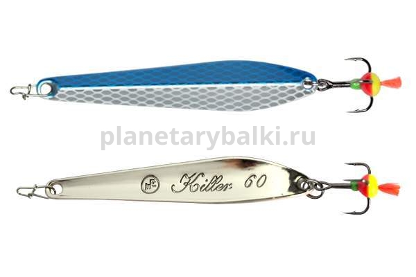 Блесна вертикальная ECOPRO Killer 60мм, 9гр., цвет BUS