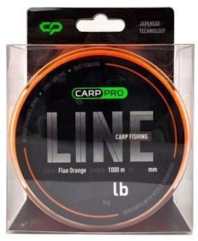Леска монофильная CARP PRO Fluo Orange 1000м, 0,309мм, 6,6кг