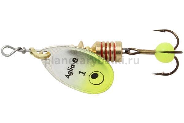 Блесна вращающаяся Mepps AGLIA-E №1, 3,5гр., цвет SHC S/Chartreuse