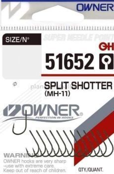 Крючки OWNER Split Shotter MH-11 green №6, 13шт.