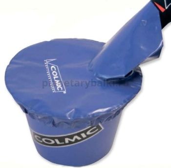 Пластиковое ведро для прикормки COLMIC BLU 17л + мягкая крышка