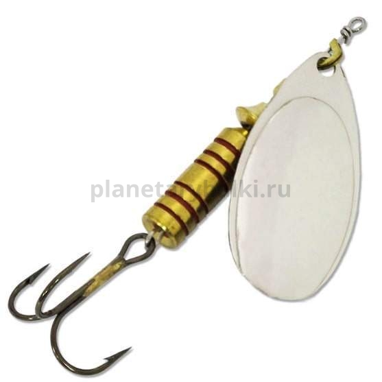 Блесна вращающаяся ILBA TONDO n/d №5M, 16гр., цвет silver