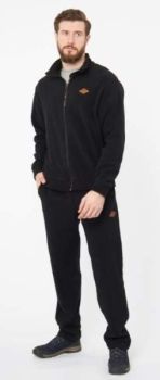 Костюм флисовый Alaskan Brave Zip черный, размер XXXL