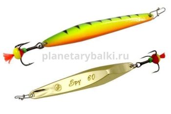 Блесна вертикальная ECOPRO Spy 80мм, 20гр., цвет FTG