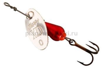 Блесна вращающаяся Mepps XD PLATINUM №0, 2,5гр., цвет S/Red