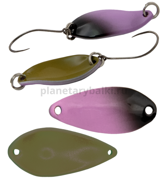 Блесна колеблющаяся LureMax Dotty 25мм, 2,4гр., цвет 40