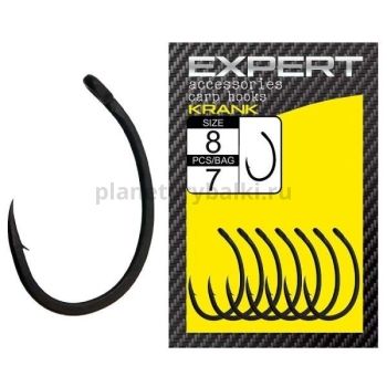 Крючок CARP PRO Teflon Krank №8, 7шт.