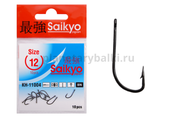 Крючки Saikyo Crystal BN KH-11004 № 12, 10шт.