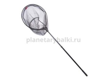 Подсачник складной Lucky John телескопический, прорезиненный 195x50х65см 