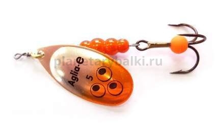 Блесна вращающаяся MEPPS Aglia-E-Brite №3, 6,5гр., orange