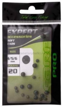 Бусина отбойная CARP PRO комплект 4,5,6мм, 20шт.