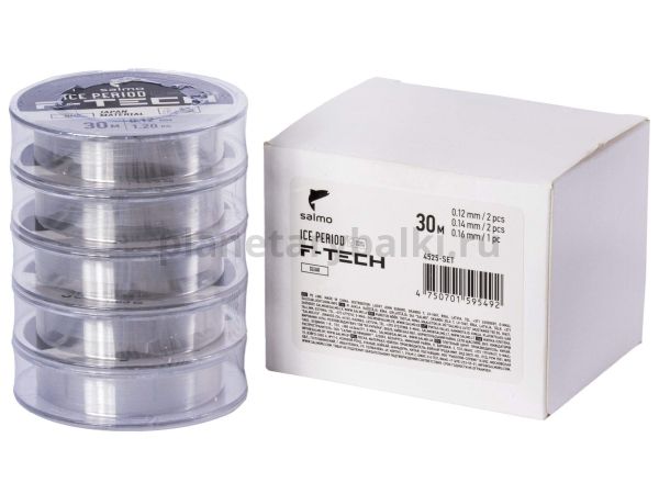 Лески монофильные зимние Salmo ICE PERIOD F-TECH 30м, 0,12/0,14/0,16мм, 1,2/1,65/2кг Clear 5шт. набор для рыбалки, Лески монофильные зимние Salmo ICE PERIOD F-TECH 30м, 0,12/0,14/0,16мм, 1,2/1,65/2кг Clear 5шт. набор отзывы, Лески монофильные зимние Salmo ICE PERIOD F-TECH 30м, 0,12/0,14/0,16мм, 1,2/1,65/2кг Clear 5шт. набор купить, Лески монофильные зимние Salmo ICE PERIOD F-TECH 30м, 0,12/0,14/0,16мм, 1,2/1,65/2кг Clear 5шт. набор купить в интернет магазине, Лески монофильные зимние Salmo ICE PERIOD F-TECH 30м, 0,12/0,14/0,16мм, 1,2/1,65/2кг Clear 5шт. набор выбрать, Лески монофильные зимние Salmo ICE PERIOD F-TECH 30м, 0,12/0,14/0,16мм, 1,2/1,65/2кг Clear 5шт. набор обзор, Лески монофильные зимние Salmo ICE PERIOD F-TECH 30м, 0,12/0,14/0,16мм, 1,2/1,65/2кг Clear 5шт. набор купить в розничном магазине
