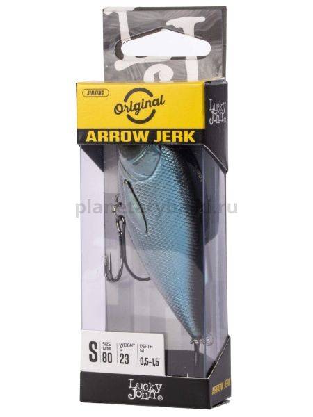 Воблер тонущие Lucky John Original ARROW JERK S 80мм, 23гр., 0,5-1,5м, цвет 001 для рыбалки, Воблер тонущие Lucky John Original ARROW JERK S 80мм, 23гр., 0,5-1,5м, цвет 001 отзывы, Воблер тонущие Lucky John Original ARROW JERK S 80мм, 23гр., 0,5-1,5м, цвет 001 купить, Воблер тонущие Lucky John Original ARROW JERK S 80мм, 23гр., 0,5-1,5м, цвет 001 купить в интернет магазине, Воблер тонущие Lucky John Original ARROW JERK S 80мм, 23гр., 0,5-1,5м, цвет 001 выбрать, Воблер тонущие Lucky John Original ARROW JERK S 80мм, 23гр., 0,5-1,5м, цвет 001 обзор, Воблер тонущие Lucky John Original ARROW JERK S 80мм, 23гр., 0,5-1,5м, цвет 001 купить в розничном магазине