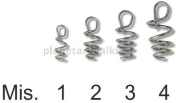 Пружинка крепления для силиконовых рыбок STONFO №2, 6шт.