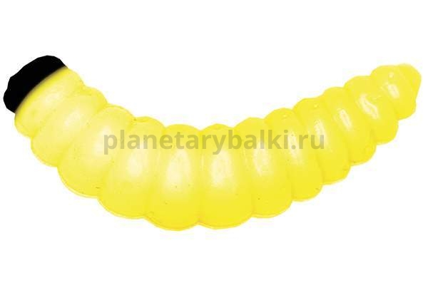 Приманка силиконовая LureMax WOOD WORM 1'' 2,5см, Chartreuse 016, 10шт.