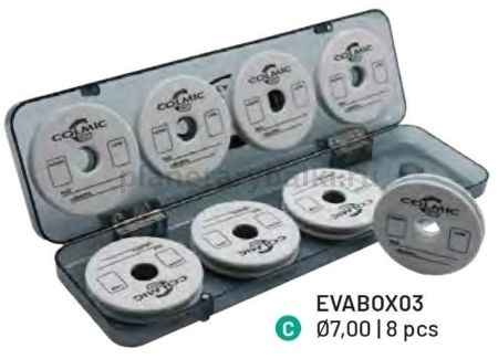 Поводочница COLMIC круглая, диаметр 7см, 30,5х9см, 8шт.