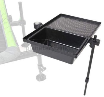 Стол рыболовный с контейнером FEEDER CONCEPT TRAY TABLE WITH CONTAINER 50x36см с креплением на кресло (36/25)