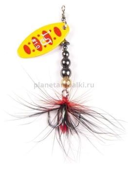 Блесна вращающаяся Lucky John SHELT BLADE №1, 5гр., цвет 010 в блистере