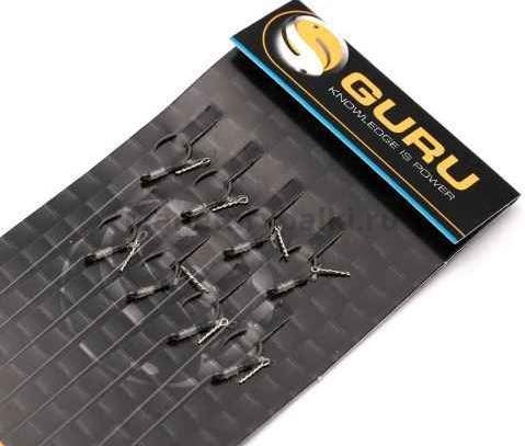 Поводки готовые GURU SMWG Bayonet Ready Rigs 4" 10см, №10, 0,19мм, 8шт.
