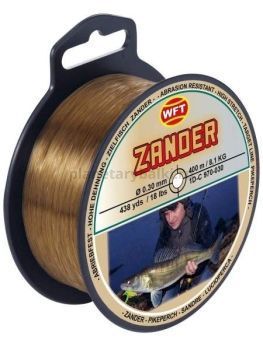 Леска монофильная WFT Zielfisch ZANDER (СУДАК) 400м, 0,30мм, 8,1кг