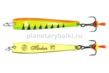 Блесна вертикальная ECOPRO Alaskan 80мм, 15,5гр., цвет FTG