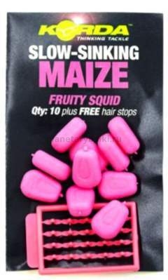 Имитационная приманка Korda Maize Slow Sinking Pink 10шт.