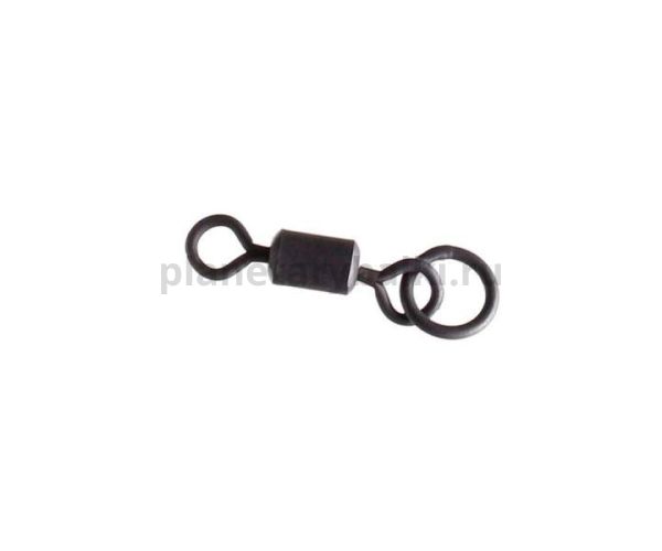 FLAGMAN Вертлюг с кольцом Flat Feeder Rings Swivels №4 5шт