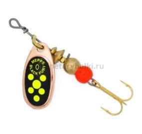 Блесна вращающаяся MEPPS Black Fury Chartreuse №0, 2р., цвет CU