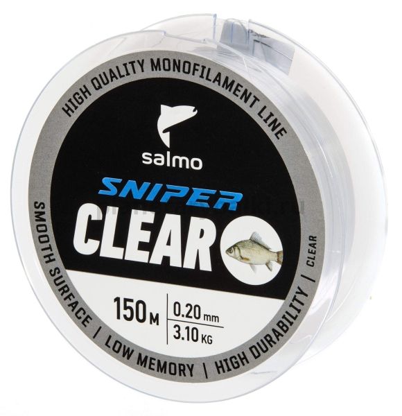 Леска монофильная Salmo Sniper Clear 150м, 0,20мм, 3,1кг для рыбалки, Леска монофильная Salmo Sniper Clear 150м, 0,20мм, 3,1кг отзывы, Леска монофильная Salmo Sniper Clear 150м, 0,20мм, 3,1кг купить, Леска монофильная Salmo Sniper Clear 150м, 0,20мм, 3,1кг купить в интернет магазине, Леска монофильная Salmo Sniper Clear 150м, 0,20мм, 3,1кг выбрать, Леска монофильная Salmo Sniper Clear 150м, 0,20мм, 3,1кг обзор, Леска монофильная Salmo Sniper Clear 150м, 0,20мм, 3,1кг купить в розничном магазине