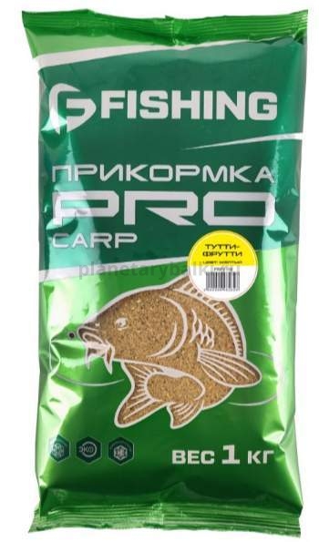Прикормка для рыбы F-FISHING PRO Carp Тутти-Фрутти 1кг (15)