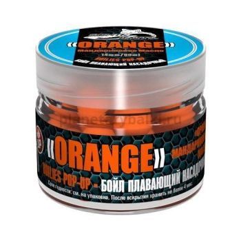 Бойлы насадочные плавающие 14мм Sonik Baits ORANGE-TANGERINE Oil Fluo Pop-ups 90мл
