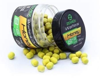 Бойлы нейтральные ZEMEX Wafters Dumbells Honey 8х6мм, 20гр.