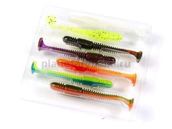 Виброхвост LUCKY JOHN Pro Series TIOGA MIX1 2.9in 7.4см, 7шт.