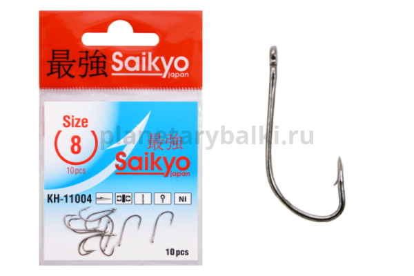 Крючки Saikyo Crystal Ni KH-11004 №8, 10шт.