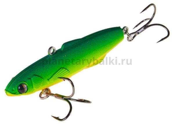 Воблер вертикальный LUCKY JOHN HOTDOG VIB тонущий 70мм, 17гр., цвет 010