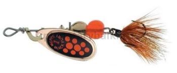 Блесна вращающаяся MEPPS Black Fury Mouche Orange №1, 3,5гр., цвет CU