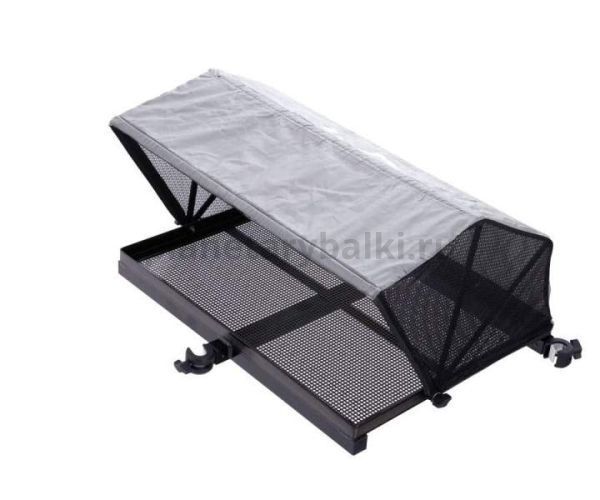 Стол с тентом и креплением на платформу Flagman Side Tray with tent 67x51см, диаметр ножек 25мм