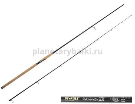 Спиннинг WFT Penzill SEATROUT II 34 3.15м, тест 8-34гр.