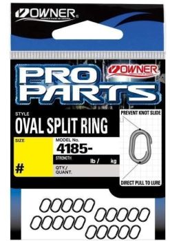 Кольцо заводное OWNER Oval Split Ring №1, 20шт.
