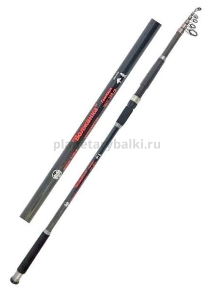 Удилище карповое телескопическое Волжанка 3.3м, тест до 100гр., 6 секций (IM6)