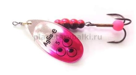 Блесна вращающаяся MEPPS Aglia-E-Brite №3, 6,5гр., rose