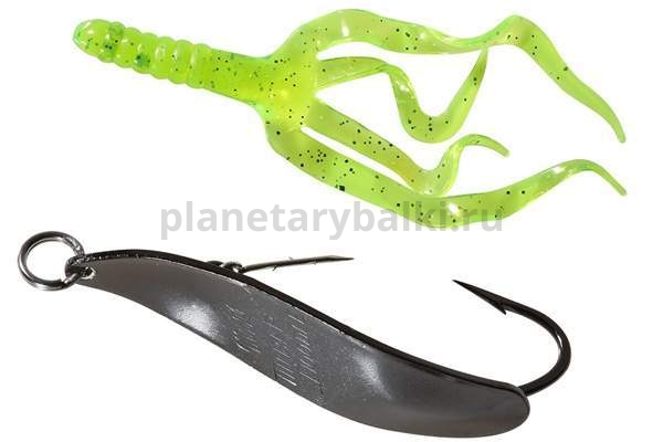 Блесна колеблющаяся Mepps TIMBER DOODLE №1, 12гр., цвет Black (блистер)