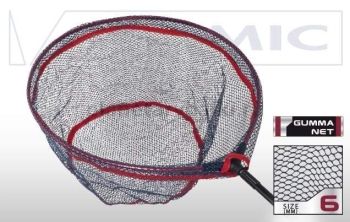 Сетка для подсачника COLMIC RUBBER MATCH 40x45см с прорезиненной сеткой