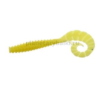 Твистер FLAGMAN TT-Grub 2,5'' 6,2см, #127 Lime Chartreuse, 6шт.