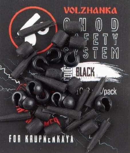 Набор для Чод Риг Volzhanka Chod Safety System, цвет Black 10х3шт.