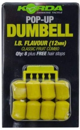Имитационная приманка KORDA Dumbell Pop-Up IB 12мм, 8шт.