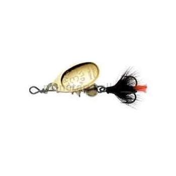 Блесна вращающаяся Mepps AGLIA MOUCHE №1, 3,5гр., цвет Gold/Black fly
