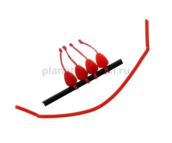 FLAGMAN Коннектор для штекера Dacron Connector красный XL 7х9мм
